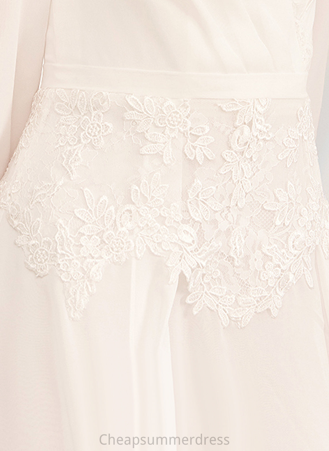 Dress A-Line Floor-Length Wedding Chiffon Wedding Dresses Shania V-neck